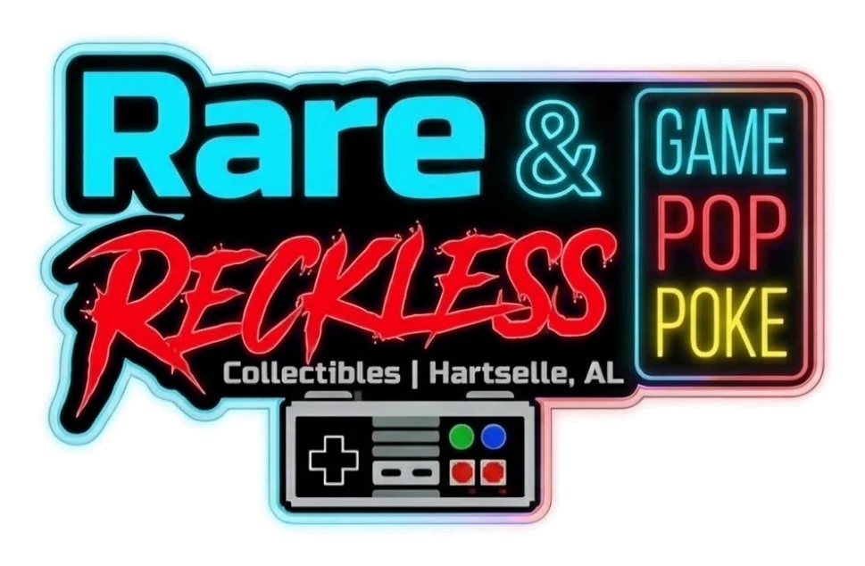 Rare & Reckless Collectibles, Hartselle AL. Game, Pop, Poke.